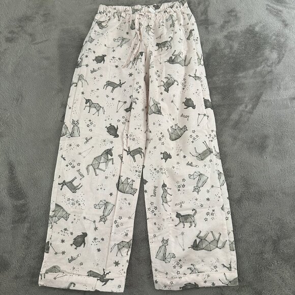 Pottery Barn PB Teen Flannel Pajamas Set MEDIUM Constellation Stars - Picture 6 of 8